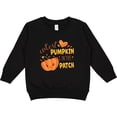 thumbnail image 2 of Inktastic Cutest Pumpkin in the Patch with Orange Heart Toddler Sweatshirt, 2 of 4