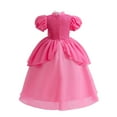 thumbnail image 4 of 【Uhome】Princess Costume for Girls Princess Dress Up Costume with Accessories Kids Birthday Party Halloween Cosplay, 4 of 9