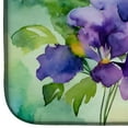 thumbnail image 4 of Carolines Treasures DAC1687DDM 21 x 14 in. Jersey Violet in Watercolor Dish Drying Mat, 4 of 5