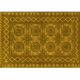 thumbnail image 1 of Ahgly Company Machine Washable Indoor Rectangle Southwestern Yellow Country Area Rugs, 6' x 9', 1 of 4