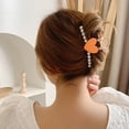 thumbnail image 3 of SPRING PARK 3pcs Heart Imitation Pearl Hair Claw Clips Hair Jaw Clips Barrettes Hair Claw Clamps Hair Accessories for Women Girls, 3 of 8