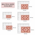 thumbnail image 6 of Burnt Orange Boho Outdoor Rug 6x9 Ft, Non Slip Washable Area Rug, Ethnic Geometric Southwest Patio Rugs Carpet Runner, Large Floor Mat for Indoor/Outdoor Deck Porch Camping, 6 of 8
