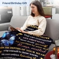 thumbnail image 4 of LHSHID Friend Blanket for Women Best Friend Birthday Gifts Blanket Soul Friend Graduation Gifts Ideas for Women Friendship Gifts for Women 30"x40", 4 of 7