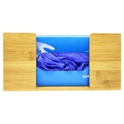 Essentially Yours Bamboo Glove Dispenser, Wall Mounting Glove Box Holder for Disposable Gloves