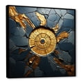 thumbnail image 2 of Designart "Gold and Black Mosaic Patterns I" Abstract Framed Wall Art - Transitional Black Abstract Tile Bedroom Framed Canvas Wall Art, 2 of 6
