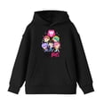 thumbnail image 5 of KPop Demon Hunters Saja Boys Kawaii Chibi Art Boys Black Long Sleeve Hoodie-Small, 5 of 7