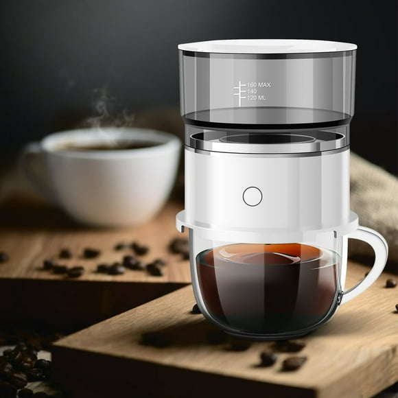 Automatic Coffee Maker Brewer Kit Mini Portable Programmable Coffeemaker Grinder Smart Drip Coffee Pot Hand Brewing Coffee Machine Powered