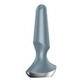 thumbnail image 5 of Satisfyer Plug-ilicious 2 Anal Vibrator with App Control - Vibrating Anal Plug, Butt Plug, Voluminous Shape, Rounded Tip, Wide Base - Compatible with Satisfyer App, Waterproof, Rechargeable (Ice), 5 of 7