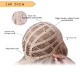 thumbnail image 5 of Pelucas con flequillo para mujer, peluca ondulada suelta, cabello largo para mujer, peluca completa, peluca sintética ondulada y rizada natural para fiesta de cosplay, peluca de cabello en lote, 5 of 5