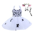 thumbnail image 1 of WEAIXIMIUNG Toddler Girls Dresses Kids Girls Party Cartoon Dogs Dress Accessory Outfit Set, 1 of 6