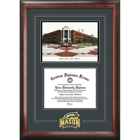 Campus Images George Mason University Spirit Graduate Frame with Campus Image