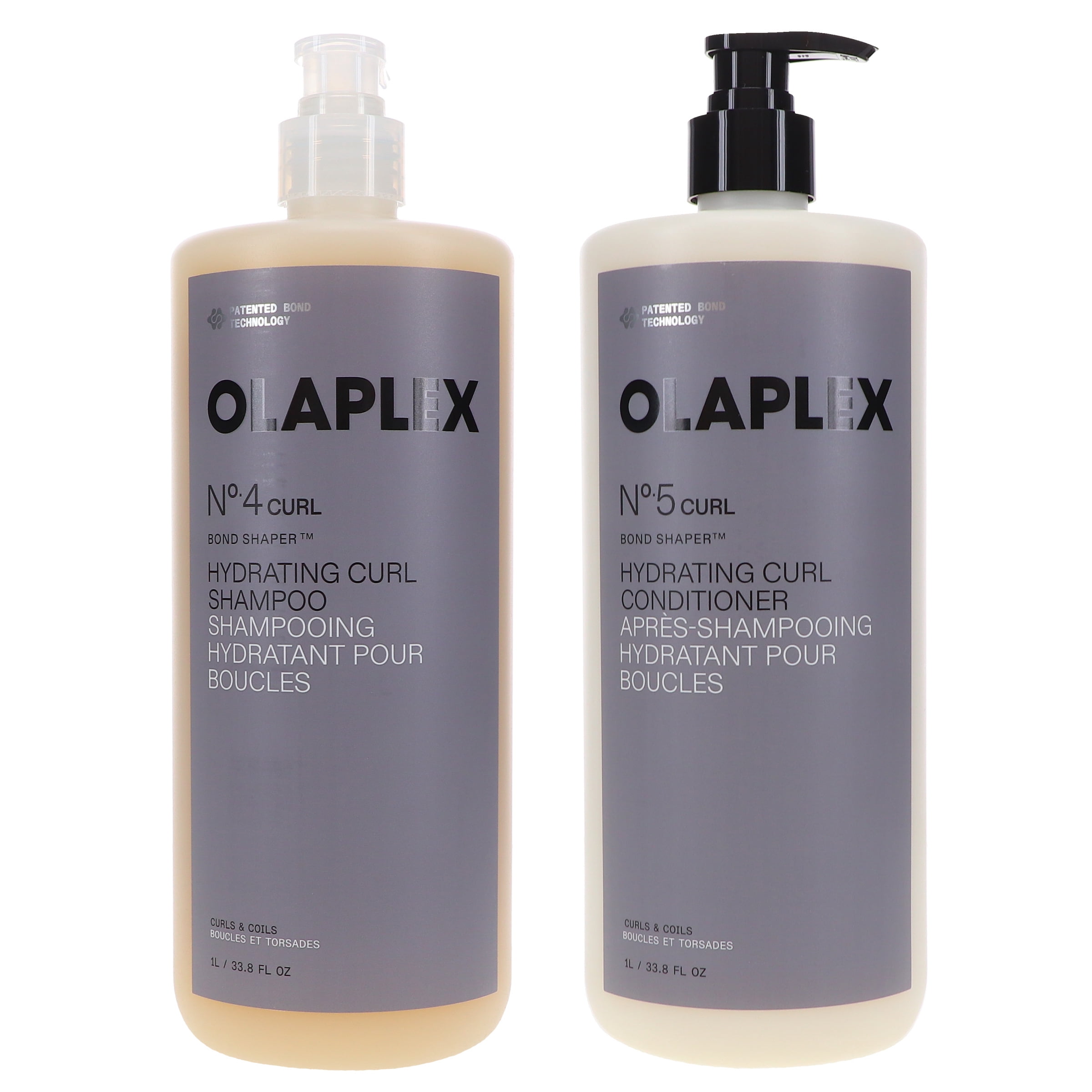 Olaplex No. 4 & 5 Shampoo and Conditioner Set with Pump, 33.8 fl