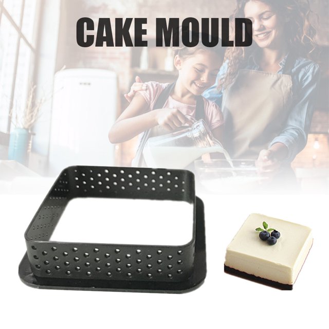 Cqxid Cake Mould Under $5 DIY PA66 Plastic Five Kinds Of Mini Cake Tray Removable Mold Baking Tools