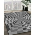 thumbnail image 2 of Ahgly Company Indoor Rectangle Patterned Gray Dolphin Gray Area Rugs, 7' x 10', 2 of 6