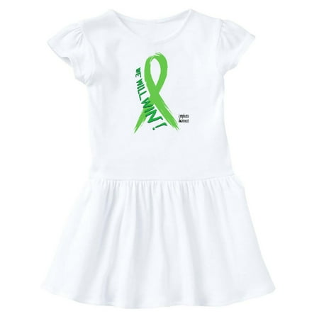 

Inktastic We Will Win Against Lymphoma Ribbon Gift Toddler Girl Dress