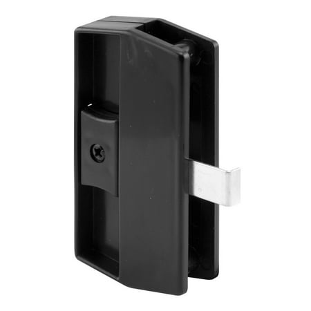 180 Pull - Prime-Line Products A 180 Sliding Screen Door Latch and Pull, Snap-In, Black, Academy