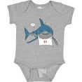 thumbnail image 3 of Inktastic Shark Dinner Boys or Girls Baby Bodysuit, 3 of 5