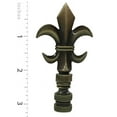thumbnail image 4 of Royal Designs, Inc. Fleur De Lis Lamp Finial for Lamp Shade, F-5005AB-2, Antique Brass, Pack of 2, 4 of 4