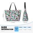 thumbnail image 4 of Pofeuu American Musical Print Beach Bag,Waterproof Sandproof Beach Tote Bag, Large Capacity Foldable Beach Bags for Women, 4 of 7