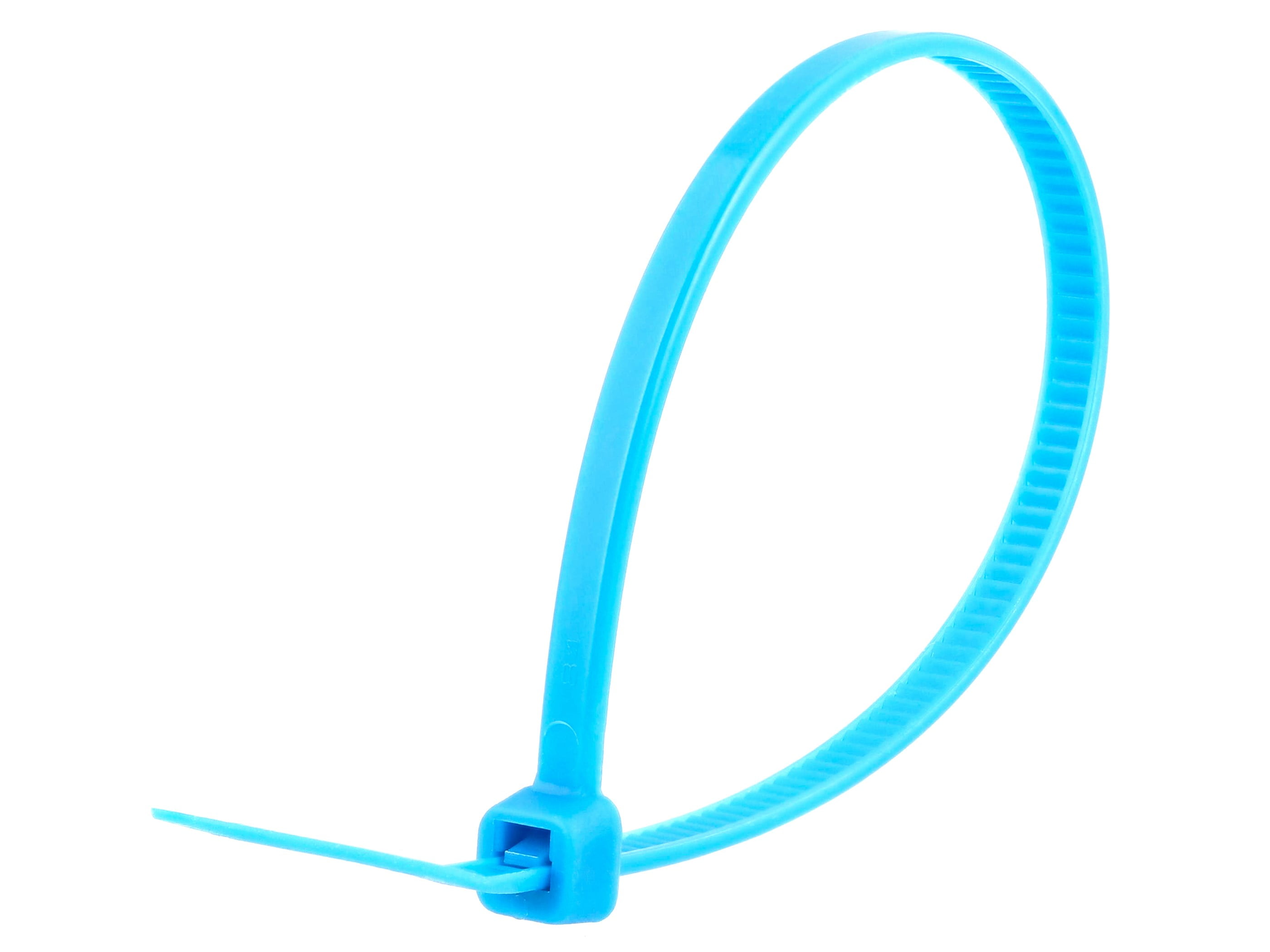 Secure Cable Ties 8 Inch Blue Standard Cable Tie 100 Pack