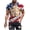 A16, variant on HONHUZH Mens Plus Size Summer Tops Retro 250Th Anniversary of The United States Print Shirt Patriotic Flag USA Tshirt