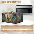 thumbnail image 5 of TSOVTHRID Rooster Chicken Floral Painting Print Microwave Oven Dust Cover Microwave Oven Cover Dust-Proof Kitchen Machine Covers Case Protections for Toaster Oven, 18.25"W x 14.5"D x 11"H, S, 5 of 7