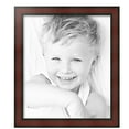 thumbnail image 2 of ArtToFrames 17" x 20" Honors Mahogany Picture Frame, 17x20 inch Brown Wood Poster Frame (WOM-5155), 2 of 7