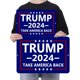 thumbnail image 2 of Placa Metal Vintage Trump 2024 Pintura Hierro Rectangular Barra Pared 40x30cm, 2 of 9