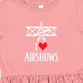 thumbnail image 4 of Inktastic I Love Airshows Girls Toddler Dress, 4 of 5