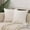 White, variant on 2Pc Solid Velvet Throw Pillow Covers - 18X18 Inch Sky Blue Decorative Pillowcases With Piping For Couch Bed Sofa Living Room Bedroom