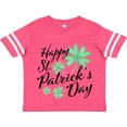 thumbnail image 3 of Inktastic Happy St. Patrick's Day- four leaf clovers Boys or Girls Toddler T-Shirt, 3 of 5