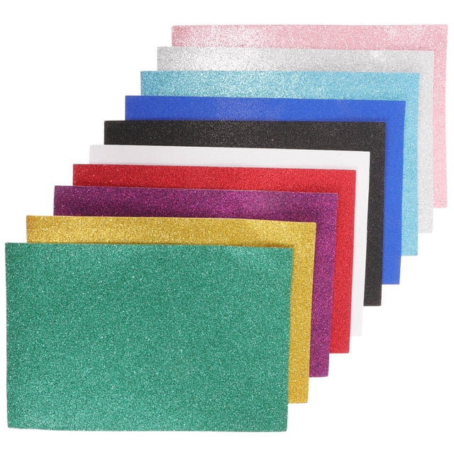 Mobutofu 10Pack Car Cleaning Kit Self-adhesive Sheets Assorted Color for Craftsmen and Teachers
