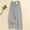 White, variant on Hueook Sweat Pants for Womens Women's Elastic Waist Leisure Home Furnishings Printed Pants Gray Free Size