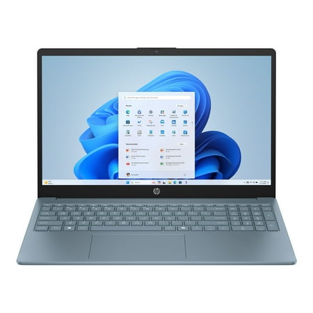 HP 15.6 inch HD Windows Laptop Intel Processor N200 4GB RAM 128GB UFS Moonlight Blue
