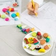 Mr. Pen Food Erasers, Erasers, 30 Pack, Puzzle Erasers, Take Apart