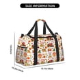 thumbnail image 3 of Honeii Fall Farm Pumpkin Print Gym Bag,Carry on Weekender Overnight Bag, Travel Duffel Bags, Personal Item Travel Bag,Tote Bag,Workout Dance Bag, 3 of 7