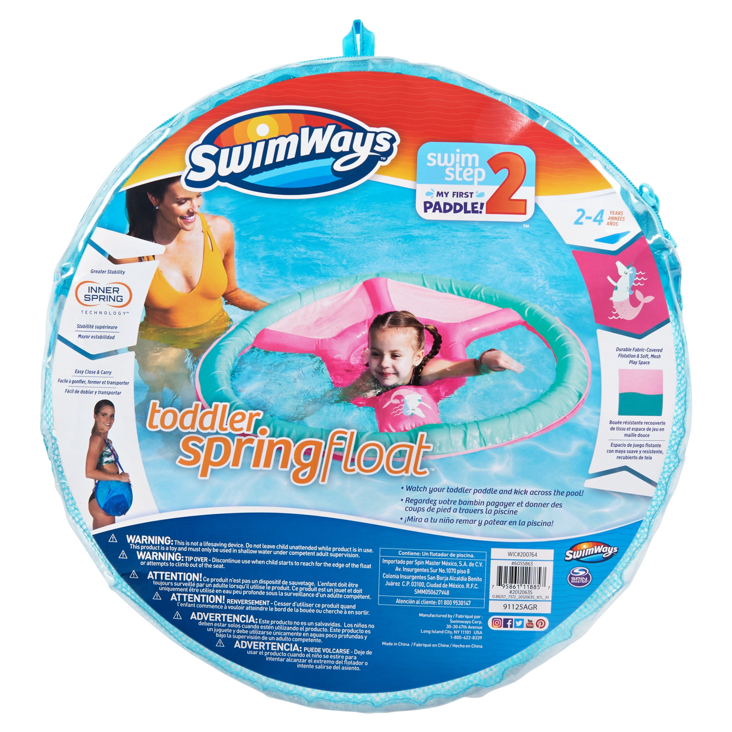 Details about   SwimWays Soft Swimmies Pink Ages 3-5 Brand New In Box 