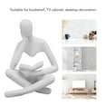 thumbnail image 4 of Resin Thinker Figure, Abstract Art Ornament for Living Room Decoration, Non , Stable Structure, 4 of 8