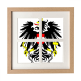 thumbnail image 1 of Autriche Emblème National Pays Cadre Mur Table Affichage 4 Ouvertures Image, 1 of 3