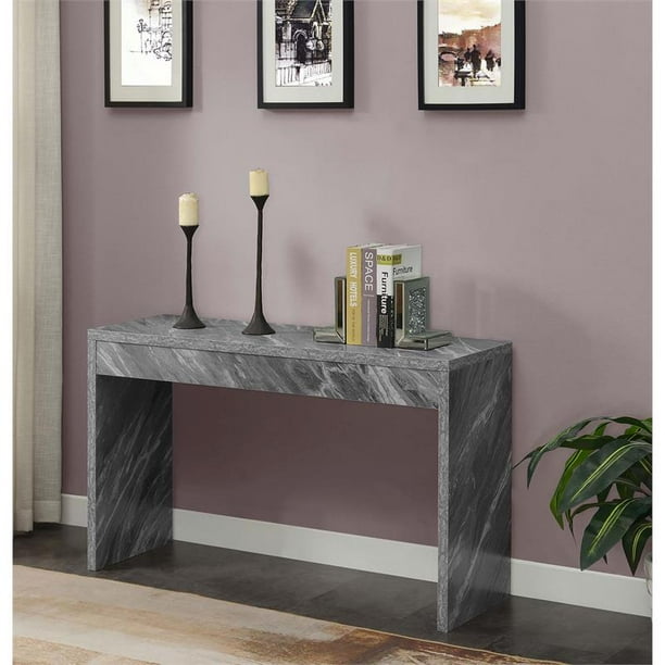 Grey hall console table deals
