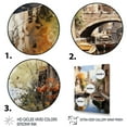 thumbnail image 3 of Designart "Dramatic Canals Beige Canal Majesty I" Cityscapes Floater Framed Wall Art Living Room, 3 of 7