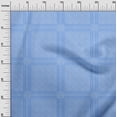 thumbnail image 3 of oneOone Rayon Medium Blue Fabric Geometric Sewing Craft Projects Fabric Prints By Yard 56 Inch Wide, 3 of 4