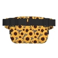 thumbnail image 3 of Disketp Artistic Zebra Print Sunflower Riñonera de Doble Capa, Bolsa de Cintura Ajustable para Viajes, Correr y Senderismo, Riñonera Ligera para Hombre y Mujer, 3 of 9