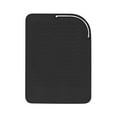 thumbnail image 2 of Eisoary Curling Iron Heat Resistant Mat Anti-slip Silicone Rectangle Portable Flat Iron Hair Straightener Hair Styling Hot Tools Travel Heat Pad Protector Cover Black, 2 of 13