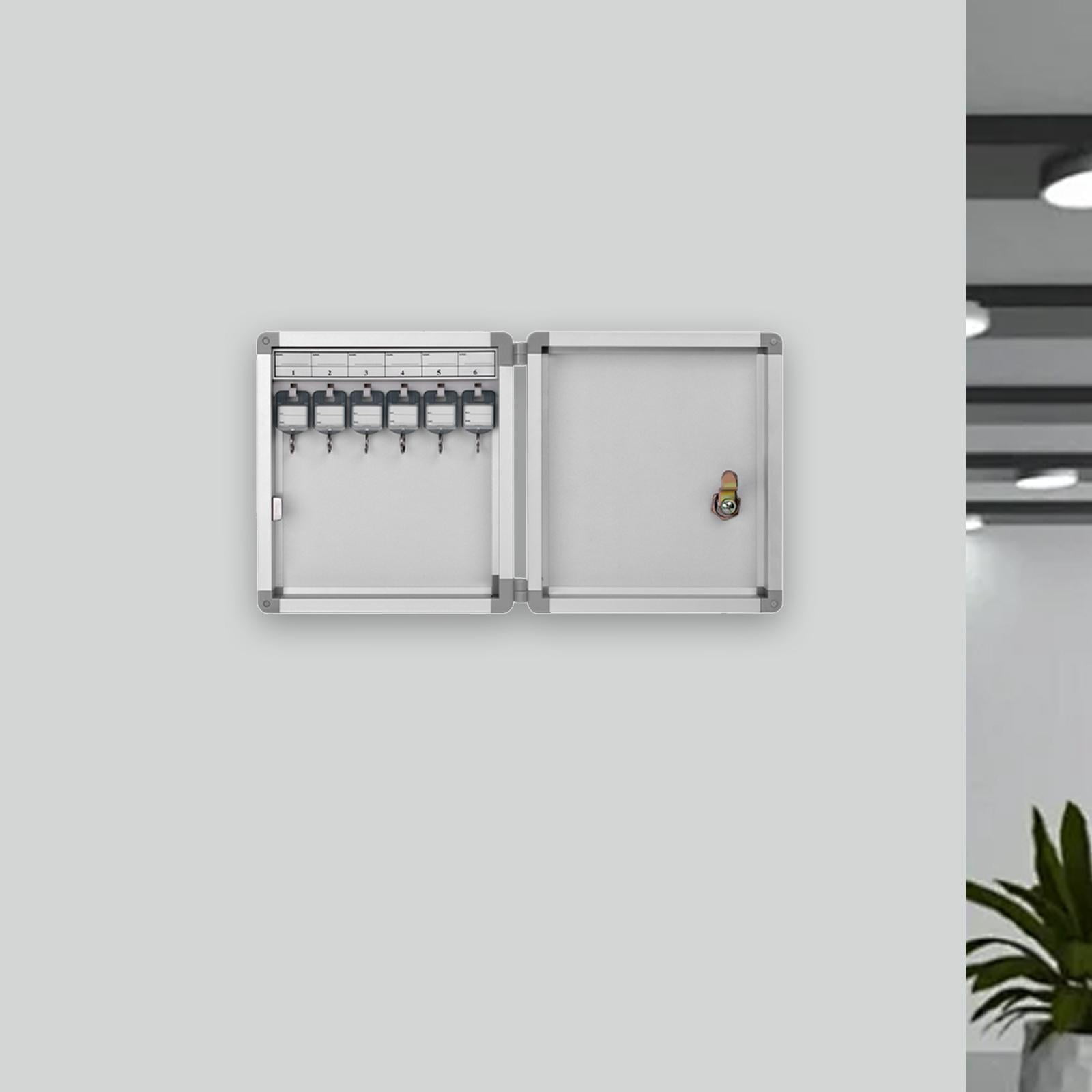 figatia Key Lock Box Key Cabinet Security Wall Mounted Key Organizer Key for Garage Rental Managements Complexes 205x60x213mm