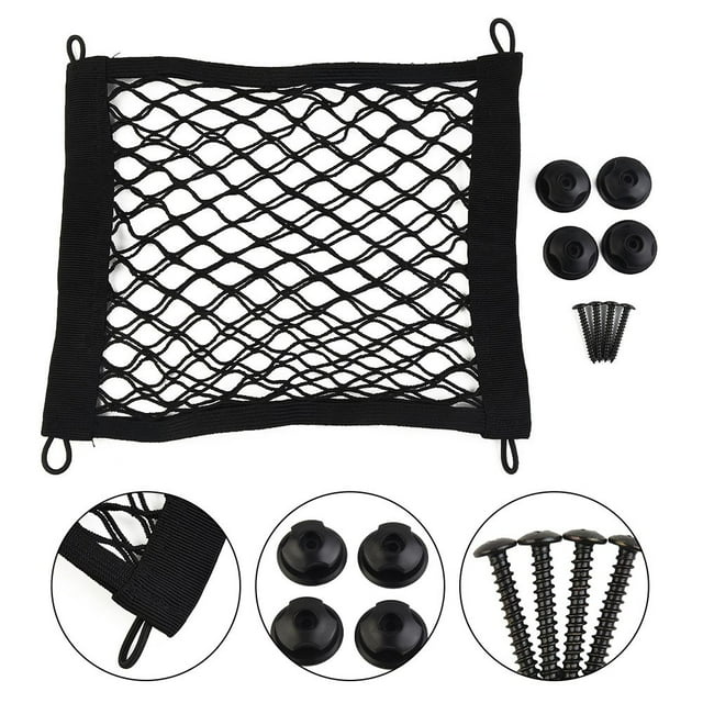 Filet Élastique de Qualité pour Rangement de Voiture Excellent Ajustement et Facile à Installer