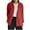 Red, variant on hotojiny Womens Tops Casual Long Sleeve Cotton Linen Fall Coat Lightweight Loose Fit Button down Outwear with Pocket