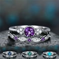 thumbnail image 1 of Flmtop 2Pcs Finger Jewelry Dual Type Non-allergic Durable Fashion Cycle Ring for Gift, 1 of 7