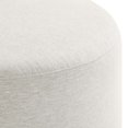 thumbnail image 4 of Ottoman Accent Chair, Ivory White, Fabric, Living Kitchen Cafe Bistro Hospitality Restaurant, Modern Contemporary HB36586, 4 of 8