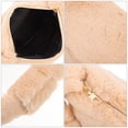 thumbnail image 4 of HERFIER Fluffy Brown Plush Shoulder Bag - Fashionable Purse, 4 of 9